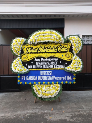 Papan Bunga Duka di Parung
