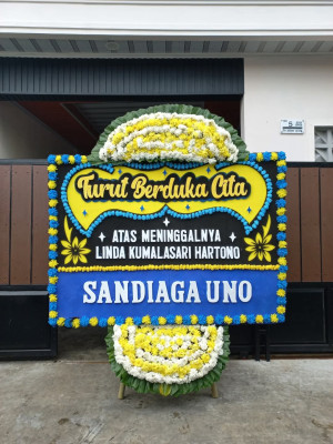Papan Bunga Duka di Parung