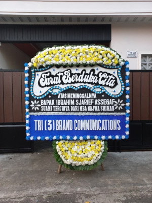 Papan Bunga Duka di Parung